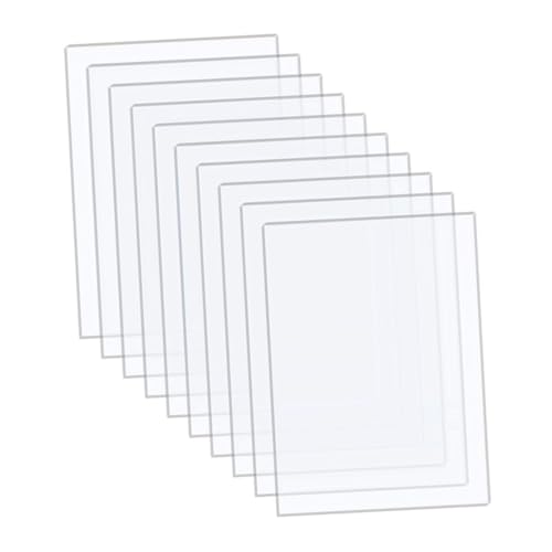 DIYEAH 10 Stück Teiliges Transparenter Acrylplatten für Bilderrahmen Bruchsichere Leichte DIY Oberfläche für Kreative Projekte Fotos und Kunstwerkex DIYEAH 10 Stück Teiliges Transparenter Acrylplatten für Bilderrahmen Bruchsichere Leichte DIY Oberfläche für Kreative Projekte Fotos und Kunstwerkex von DIYEAH