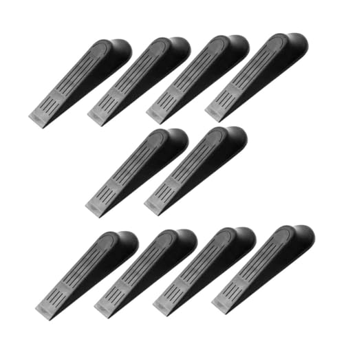 DIYEAH 10 Stück Teiliges Türkeil Geruchlosem Kunststoff Rutschfestes Design mit Schräger Anti rutsch basis Praktischer Türstopper für Zuhause Büro und Badezimmer kein Bohren oder Kleben von DIYEAH