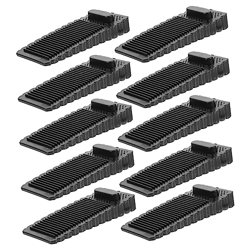 DIYEAH 10 Stück Teiliges Türstopper aus Bohrfreie Türstopper für zu Hause Rutschfeste Türwedge Schutz vor Zuschlagenden Türen Schwarz DIYEAH 10 Stück Teiliges Türstopper aus Bohrfreie Türstopper für zu Hause Rutschfeste Türwedge Schutz vor Zuschlagenden Türen Schwarz von DIYEAH