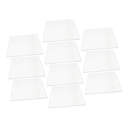 DIYEAH 10 Stück Transparente Acrylplatten für Fotorahmen Klare Bastelplatten für DIY Projekte Kratzfest und Leicht für Kreative Ausstellungen und Notizen von DIYEAH