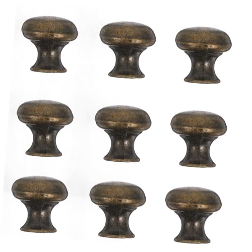 DIYEAH 10 Stücke Vintage Schrankknopf Zinklegierung Dekorative Möbelgriffe für Schubladen und Küchenschränke Langlebig und Installieren von DIYEAH