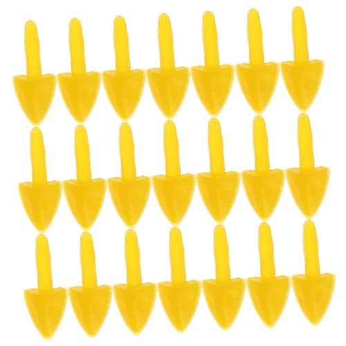 DIYEAH 100 Stück DIY Enten und Hühner Mundteile für Plüschtiere Realistische Bastel Zubehörteile für Kreative Projekte von DIYEAH