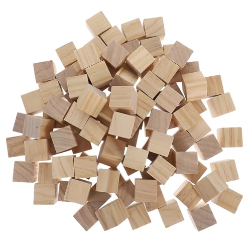 DIYEAH 100 Stück Holzklötzchen zum Basteln Kleine Quadratische Holzblöcke Naturbelassene für Kreative DIY projekte und Kinderbauaktivitäten DIYEAH 100 Stück Holzklötzchen zum Basteln Kleine Quadratische Holzblöcke Naturbelassene für Kreative DIY projekte und Kinderbauaktivitäten von DIYEAH