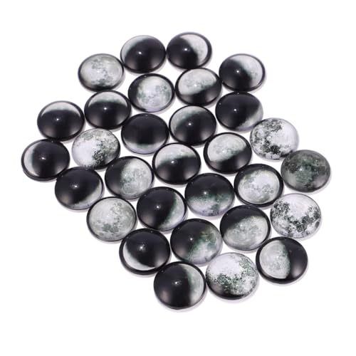 DIYEAH 100 Stück Mondfinsternis Glas Cabochons Halbkreis Rückseite Flache Glaskuppeln Mit Weltraum Thema Für Schmuck Selber Machen Und DIY Bastelprojekte DIYEAH 100 Stück Mondfinsternis Glas Cabochons Halbkreis Rückseite Flache Glaskuppeln Mit Weltraum Thema Für Schmuck Selber Machen Und DIY Bastelprojekte von DIYEAH