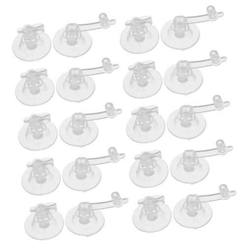 DIYEAH 100 Stück PVC Inflatable Nozzle Adapter Transparent Leckdicht für Schwimmringe Pool Accessoires Sofas und Aufblasbare Spielzeuge Universelles Design Einfache Installation Sicherer von DIYEAH