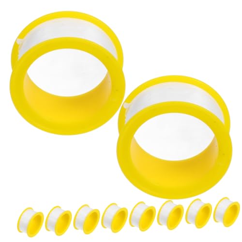 DIYEAH 100 Stück Wasserdichtes Teflonband für Rohr und Duschkopf Reparaturen Langlebiges Weißes Gewindedichtband Vielseitiges Klebeband für Haushaltswasserrohre und Poolabdichtung von DIYEAH