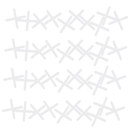 DIYEAH 1000 Stück Teiliges Fliesenkreuz aus Robustem Kunststoff Präzises Fliesen-nivelliersystem für Wand Bodenfliesen Müheloses Verlegen Gleichmäßige Zwischenräume für Professionelle von DIYEAH