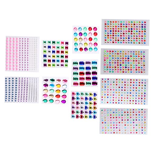 DIYEAH 11blätter DIY Kristall Diamant Aufkleber Strass Juwelen Edelsteine Acryl Selbstklebend Für Notizbücher Handys Vitrinen Taschen Langlebig Und Einfach Anzuwenden DIYEAH 11blätter DIY Kristall Diamant Aufkleber Strass Juwelen Edelsteine Acryl Selbstklebend Für Notizbücher Handys Vitrinen Taschen Langlebig Und Einfach Anzuwenden von DIYEAH