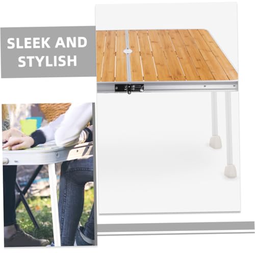 DIYEAH 12 Stck. Klappbare Lange Tischbeine für Couchtisch Verstellbare Stabile Möbelbeine in Cremeweiß für Camping Schreibtisch Reparatur und Vielseitige Tischanwendungen von DIYEAH