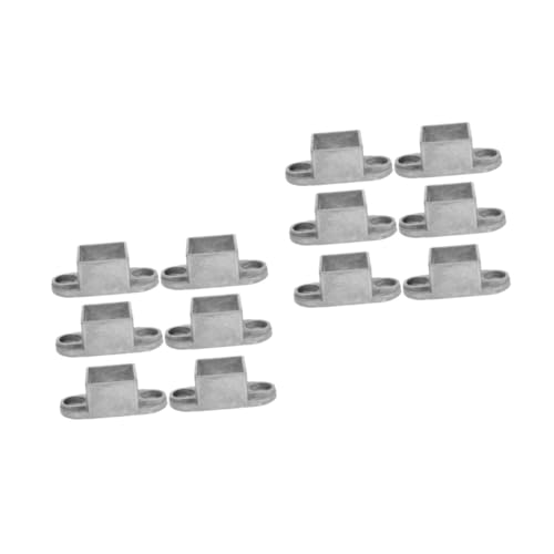 DIYEAH 12 Stck. Teiliges Aluminium Pfostenfuß Quadratische Pfostenflansch Basis für Geländer und Zaunmontage Wetterbeständig Stabil und Vielseitig für Schulen Parks und Wohnbereiche DIYEAH 12 Stck. Teiliges Aluminium Pfostenfuß Quadratische Pfostenflansch Basis für Geländer und Zaunmontage Wetterbeständig Stabil und Vielseitig für Schulen Parks und Wohnbereiche von DIYEAH