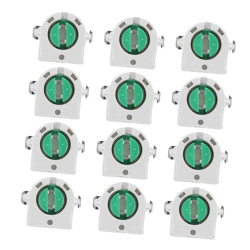 DIYEAH 12 Stück Leuchtstoffröhren Lampenfassung Halter für Deckenleuchten und Fluoreszierende Röhren mit Einfacher Installation und Vielseitigen Anwendungsmöglichkeiten DIYEAH 12 Stück Leuchtstoffröhren Lampenfassung Halter für Deckenleuchten und Fluoreszierende Röhren mit Einfacher Installation und Vielseitigen Anwendungsmöglichkeiten von DIYEAH