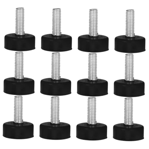 DIYEAH 12 Stück Teiliges Möbel Nivellierfüße mit Schrauben rutschfeste Gummi Pads Vibrationsdämpfend Höhenverstellbar für Möbel Waschmaschinen Tische und Stühle DIYEAH 12 Stück Teiliges Möbel Nivellierfüße mit Schrauben rutschfeste Gummi Pads Vibrationsdämpfend Höhenverstellbar für Möbel Waschmaschinen Tische und Stühle von DIYEAH