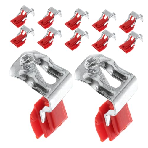 DIYEAH 12 Stück Teiliges Verstellbare Spülenmontage Clips für Unterbauspülen Einfache Installation ohne Bohren Einsetzbar für Verschiedene Spülenmodelle Design Höhenverstellbar von DIYEAH