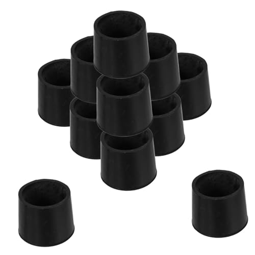 DIYEAH 12 Stück Trampolin Zubehör Gummifußpolster und Beinkappen rutschfest Installieren und Entfernen für Stuhlbeine Effektiver Schutz und Geräuschreduzierung von DIYEAH
