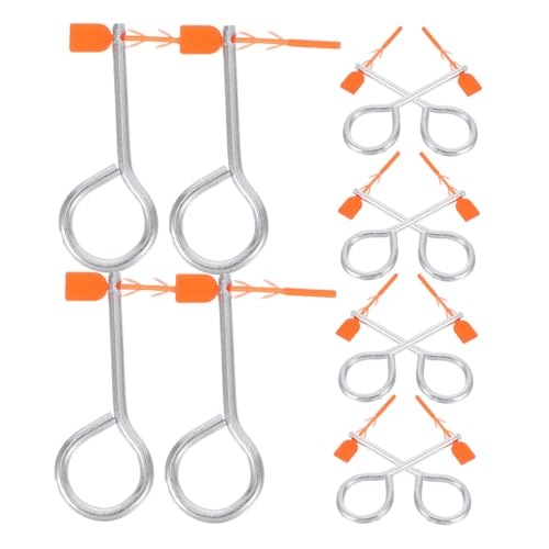 DIYEAH 120 Sätze Teiliges Feuerlöscher Sicherungsstifte mit Rutschfestem Zugpin Wiederverwendbare Kunststoff Siegel für Brandschutzausrüstung Manipulationssichere Sicherheitsplombe für von DIYEAH