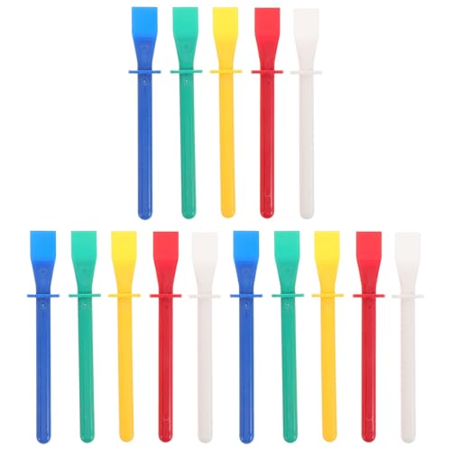 DIYEAH 15-Teiliges Epoxid-Spachtel-Set Kleber Werkzeug Kleber Verteiler Farbige Spachtel FüR Diy-Handwerk Lederarbeiten Und Klebeanwendungen von DIYEAH