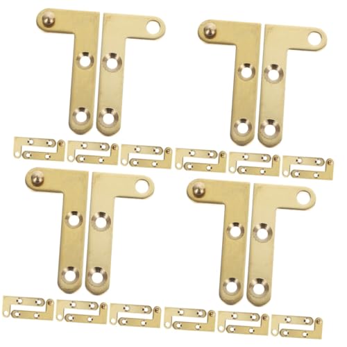 DIYEAH 16 Sätze Teiliges Kupfer Scharnier Drehbares Pivot Türband Verdeckte Türscharniere für Holz Aluminiumrahmentüren Geräuscharm für Schrank Zimmertüren DIYEAH 16 Sätze Teiliges Kupfer Scharnier Drehbares Pivot Türband Verdeckte Türscharniere für Holz Aluminiumrahmentüren Geräuscharm für Schrank Zimmertüren von DIYEAH