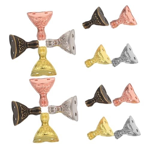 DIYEAH 16 Stück Teiliges Vintage Möbelbeine aus Metall und Holz Stabile Antike Schmuckkisten-füße mit Kratzfester Oberfläche Dekorative Schrankfüße für Kommoden und Vitrinen Einfach zu DIYEAH 16 Stück Teiliges Vintage Möbelbeine aus Metall und Holz Stabile Antike Schmuckkisten-füße mit Kratzfester Oberfläche Dekorative Schrankfüße für Kommoden und Vitrinen Einfach zu von DIYEAH