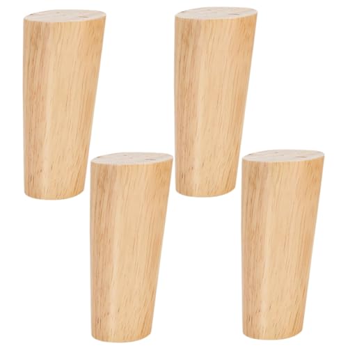 DIYEAH Sofafüße Aus Holz Möbelbeinerhöhungen 4er-Pack Holzbeine Für Couch Bank Kommode Teetisch von DIYEAH