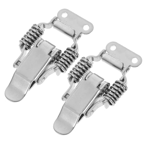 DIYEAH 2 Paare Spring Hasp Werkzeugkasten Toggle Latches Schloss Kompressionsfeder Latch für Holzboxen und Schränke Kompakte für Vielseitige Anwendungen DIYEAH 2 Paare Spring Hasp Werkzeugkasten Toggle Latches Schloss Kompressionsfeder Latch für Holzboxen und Schränke Kompakte für Vielseitige Anwendungen von DIYEAH