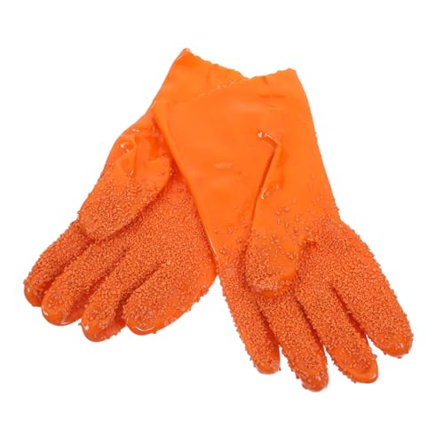 DIYEAH 2 Paare Veggie Peeling Handschuhe Rutsch Kartoffelschälhandschuhe Küchenhelfer Schutz vor Schmutz und Einfacher Gebrauch für Kartoffeln Obst Gemüse Zufällige Farbe Zufällige Farbe von DIYEAH