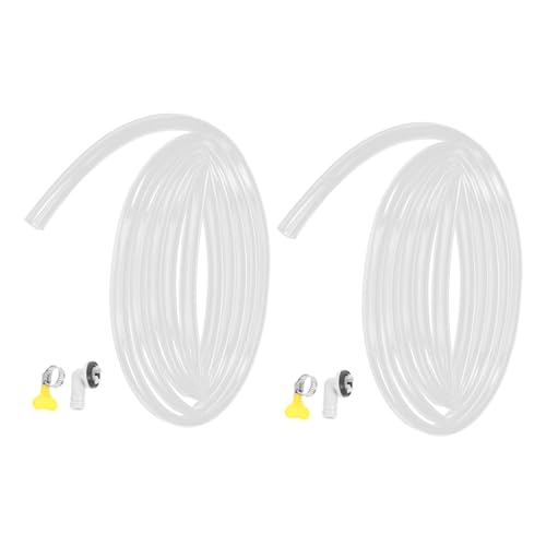 DIYEAH 2 Sätze Abflussrohr der Klimaanlage Wechselstrom -Kondensat -Kit entlassen Armaturen für Klimaanlagen Fensterklimaanlagen Abflussschlauch Klimaanlagenabflussrohr PVC Transparent DIYEAH 2 Sätze Abflussrohr der Klimaanlage Wechselstrom -Kondensat -Kit entlassen Armaturen für Klimaanlagen Fensterklimaanlagen Abflussschlauch Klimaanlagenabflussrohr PVC Transparent von DIYEAH