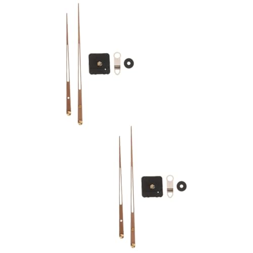 DIYEAH 2 Sätze DIY Uhrwerk mit Hochdrehmoment Wanduhr Mechanismus mit Holz Zeigern Teile für Uhrenprojekte von DIYEAH