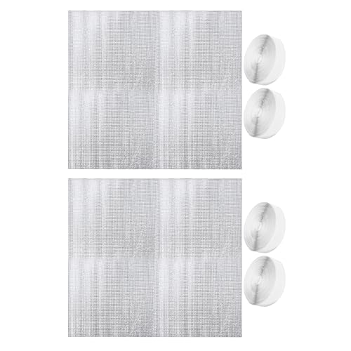 DIYEAH 2 Sätze Dachbodenventilatorabdeckung: Aluminium-dachboden-deckenisolierungs-rollladenabdeckung, Lüfter-rollladendichtung für Die Decke, Wohnmobil-garage, Silber DIYEAH 2 Sätze Dachbodenventilatorabdeckung: Aluminium-dachboden-deckenisolierungs-rollladenabdeckung, Lüfter-rollladendichtung für Die Decke, Wohnmobil-garage, Silber von DIYEAH