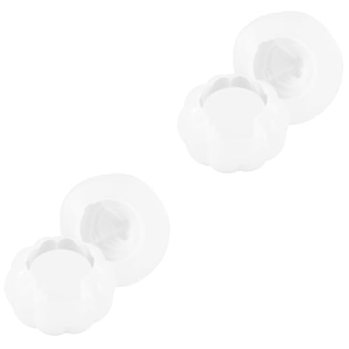 DIYEAH 2 Sätze Halloween Silikonform Kürbis Aufbewahrungsbox DIY Gießform Flexibel Schnell Entformbar Vielseitig Schmuckdose Bastelset für Halloween von DIYEAH