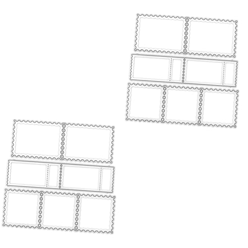 DIYEAH 2 Sets Selbstgemachtes Stempelmodell Metall Karbonstahl Messerform DIY Stanzform Für Messer Sk3993 Stanzformen Stempel Stanzungen Dekorative Karten Stempelkissen von DIYEAH