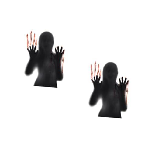 DIYEAH 2 Stck. Gruselige Handabdruck Aufkleber für Fenster Halloween Deko Sticker PVC Selbstklebend Wiederverwendbar für Wände und Glatte Oberflächen DIYEAH 2 Stck. Gruselige Handabdruck Aufkleber für Fenster Halloween Deko Sticker PVC Selbstklebend Wiederverwendbar für Wände und Glatte Oberflächen von DIYEAH