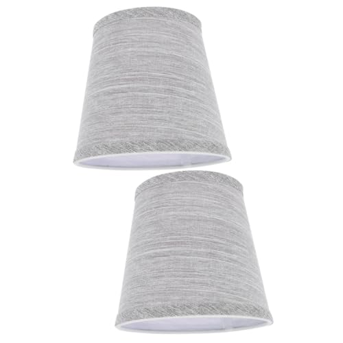 DIYEAH 2 Stck. Modernes Stoff-lampenschirme aus Langlebigem Textilmaterial Einfache Hängeleuchten Wandleuchtenabdeckung Passend für Kleine Schraubfassung für Wohnzimmer und Schlafzimmer DIYEAH 2 Stck. Modernes Stoff-lampenschirme aus Langlebigem Textilmaterial Einfache Hängeleuchten Wandleuchtenabdeckung Passend für Kleine Schraubfassung für Wohnzimmer und Schlafzimmer von DIYEAH