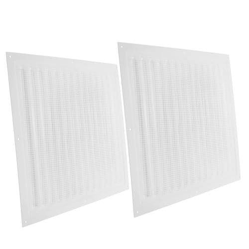 DIYEAH 2 Stück Aluminium Lüftungsgitter Wandmontage Louvered Design Insektenschutz Luftauslass Ventilationsabdeckung für Bad und Wohnräume Langlebig und Dekorativ DIYEAH 2 Stück Aluminium Lüftungsgitter Wandmontage Louvered Design Insektenschutz Luftauslass Ventilationsabdeckung für Bad und Wohnräume Langlebig und Dekorativ von DIYEAH