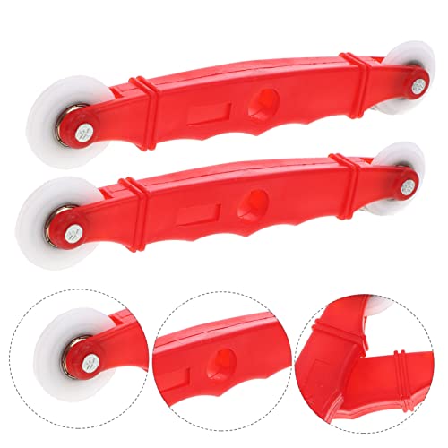 DIYEAH 2 Stück Aluminiumlegierung Fenster und Türfenstergitter Roller Werkzeug mit Doppelseitigen Langlebiger Griff Multifunktional für Fliegengitter Reparatur und Spline Montage von DIYEAH