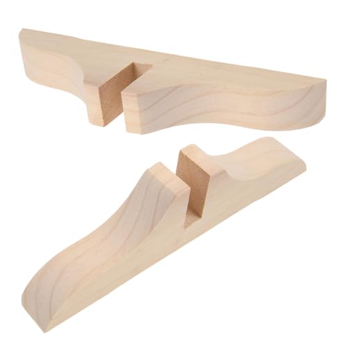 DIYEAH 2 Stück Bildschirmbasis Stehen Bein des Bildschirmpaneels Wohnung Möbel Bildschirm Modern Stand Raumteiler Und Klappbare Sichtschutzwände Groß Haushaltsteilerbasis Beige Hölzern von DIYEAH