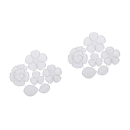 DIYEAH 2 Stück Blumen Kohlenstoffs Tahl Messer Form Den Schnitt Machen Stanzteile Für Die Kartenherstellung Farbpapier Zum Basteln Stanze Bastelpapier Stanzformen Silver Kohlenstoffstahl von DIYEAH