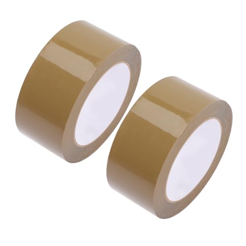 DIYEAH 2 Stück Braunes Klebeband Stark Haftendes Packband für Kartonversiegelung Reißfestes Verpackungsband mit Beschreibbarer Oberfläche für Versand und Umzug DIYEAH 2 Stück Braunes Klebeband Stark Haftendes Packband für Kartonversiegelung Reißfestes Verpackungsband mit Beschreibbarer Oberfläche für Versand und Umzug von DIYEAH