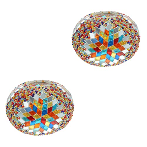 DIYEAH 2 Stück Buntes Lampenschirm Ersatz für Tischlampe Mediterraner Stil Mosaik Design Lichtschutz Langlebig Installieren Schreibtischlampe Zubehör DIYEAH 2 Stück Buntes Lampenschirm Ersatz für Tischlampe Mediterraner Stil Mosaik Design Lichtschutz Langlebig Installieren Schreibtischlampe Zubehör von DIYEAH