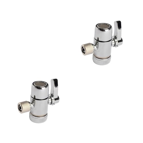 DIYEAH 2 Stück Duscharm Umschaltventil aus Kupfer Langlebiger Adapter für Wasserhahn Handbrause und Duschkopf Einfach zu Montieren und Kompatibel mit Standard Brauseanschlüssen von DIYEAH