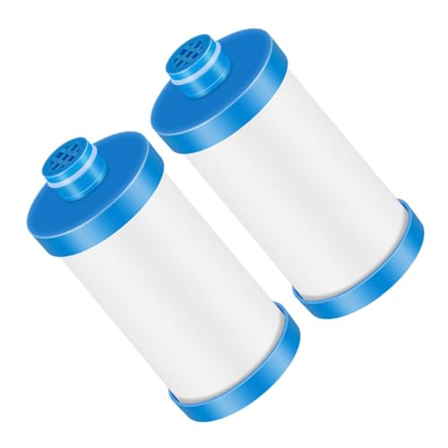DIYEAH 2 Stück Duschfilter Ersatz Wasserfilter Waschmaschinenfilter mit PP Baumwollkern Effektive Physikalische Filtration Energiesparend Installieren für Wasserhähne und Duschköpfe von DIYEAH