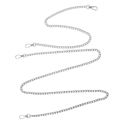 DIYEAH 2 Stück Flache Handtaschenkette Ersatz für Handtaschen Geldbörsen und Umhängetaschen mit Schnallen für Individuelles Design und Täglichen Gebrauch von DIYEAH