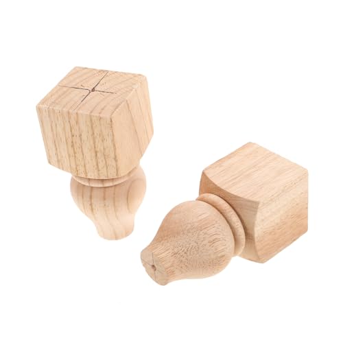DIYEAH 2 Stück Handgefertigte Holz Möbelbeine Unvollendete Rundbeine für Sofa und Möbel Robuste Ersatzfüße für Schrank und Couch für Zuhause DIYEAH 2 Stück Handgefertigte Holz Möbelbeine Unvollendete Rundbeine für Sofa und Möbel Robuste Ersatzfüße für Schrank und Couch für Zuhause von DIYEAH