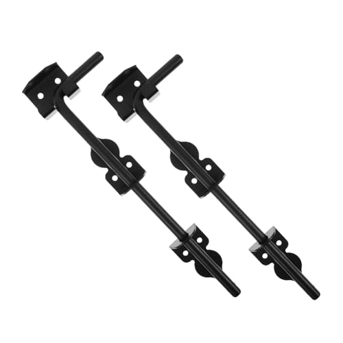 DIYEAH 2 Stück Hochleistungsnadel Zauntorverriegelung Rohrriegel für Tore Zauntorhardware Holz -Gate -Hardware Hochleistungsrohrbolzen Türschlösser Torfallstange Torriegel Plastik Schwarz DIYEAH 2 Stück Hochleistungsnadel Zauntorverriegelung Rohrriegel für Tore Zauntorhardware Holz -Gate -Hardware Hochleistungsrohrbolzen Türschlösser Torfallstange Torriegel Plastik Schwarz von DIYEAH