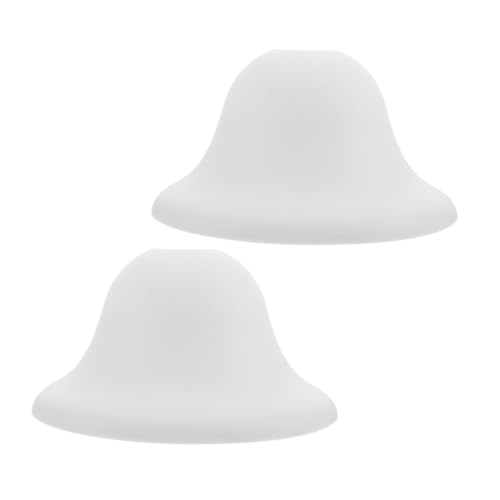 DIYEAH 2 Stück Lampenschirm Abdeckung Kunststoff Runde Pilzform für Tischlampen Gartenlichter und Flurlichter LED Kompatibel mit Loch Langlebig und von DIYEAH