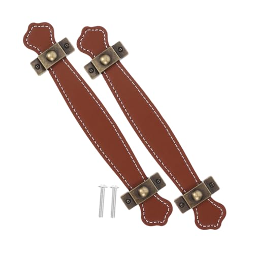 DIYEAH 2 Stück Möbelgriffe aus PU Material und Zinklegierung Langlebige Schubladengriffe für Kommoden Koffer Kleiderschränke Komfortabler Griff mit Montageschrauben Moderner Vintage Stil DIYEAH 2 Stück Möbelgriffe aus PU Material und Zinklegierung Langlebige Schubladengriffe für Kommoden Koffer Kleiderschränke Komfortabler Griff mit Montageschrauben Moderner Vintage Stil von DIYEAH