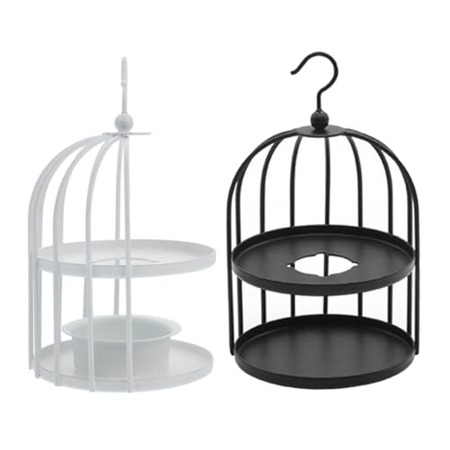 DIYEAH 2 Stück Retro Vogelkäfig Wachsschmelzofen Teilig mit Funktionalem Tablett für Wachssiegel Diy Einladungen Hochzeit Scrapbooking von DIYEAH