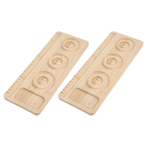 DIYEAH 2 Stück Schmuck Designbrett DIY Perlenmatte Bead Sorting Tray für Kreative Bastelprojekte von DIYEAH