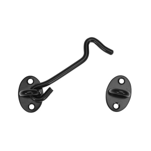 DIYEAH 2 Stück Teiliges Edelstahl Fensterhaken Schwarz Langlebiger Sturmhaken mit Glatter Oberfläche Inklusive Schrauben Installieren für Fenster Türen Schränke DIYEAH 2 Stück Teiliges Edelstahl Fensterhaken Schwarz Langlebiger Sturmhaken mit Glatter Oberfläche Inklusive Schrauben Installieren für Fenster Türen Schränke von DIYEAH