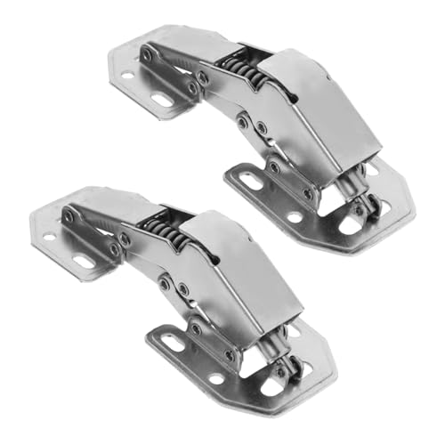DIYEAH 2 Stück Teiliges Edelstahl Schranktür Federscharniere mit Dämpfung Geräuscharm Federpuffer für Kleiderschrank Möbel Nachrüstung und Leise Türschließung DIYEAH 2 Stück Teiliges Edelstahl Schranktür Federscharniere mit Dämpfung Geräuscharm Federpuffer für Kleiderschrank Möbel Nachrüstung und Leise Türschließung von DIYEAH