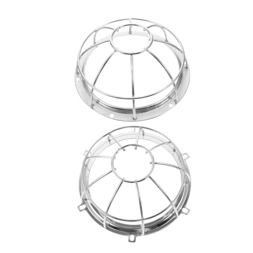 DIYEAH 2 Stück Teiliges Fire Sprinkler Head Cover aus Robustem Material Schlagfest Leicht Einfache Montage ohne Demontage Schutz für Decken feuermelder Inklusive Abnehmbarem von DIYEAH
